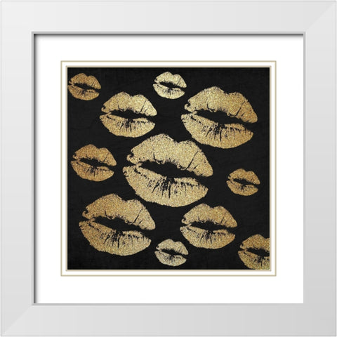 My Heart is in Paris 3 White Modern Wood Framed Art Print with Double Matting by Kimberly, Allen