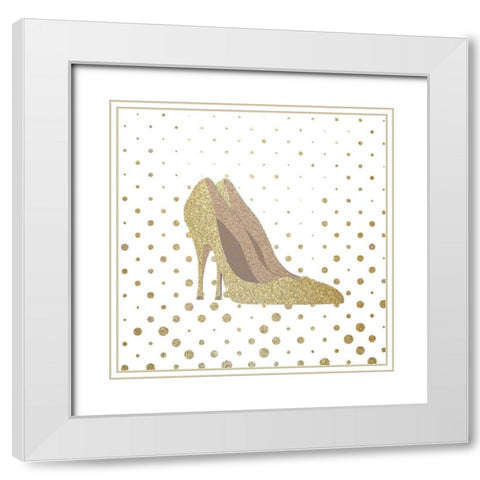 La La Paris 3 White Modern Wood Framed Art Print with Double Matting by Kimberly, Allen