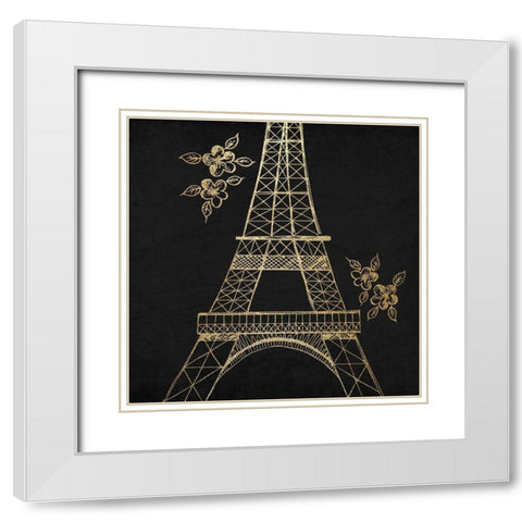 Fall in Love 2 White Modern Wood Framed Art Print with Double Matting by Kimberly, Allen