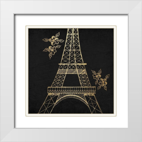 Fall in Love 2 White Modern Wood Framed Art Print with Double Matting by Kimberly, Allen