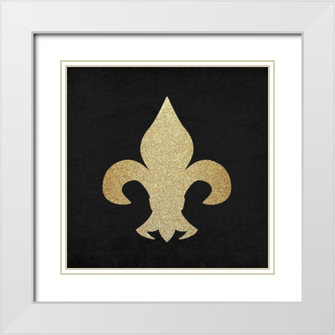 Fleur Meaning 1 White Modern Wood Framed Art Print with Double Matting by Kimberly, Allen
