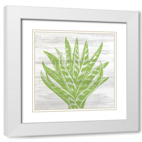 Tones of Color 1 White Modern Wood Framed Art Print with Double Matting by Kimberly, Allen