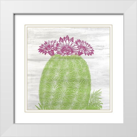 Tones of Color 2 White Modern Wood Framed Art Print with Double Matting by Kimberly, Allen