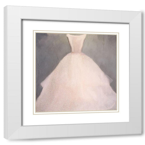 Dressed UP White Modern Wood Framed Art Print with Double Matting by Kimberly, Allen