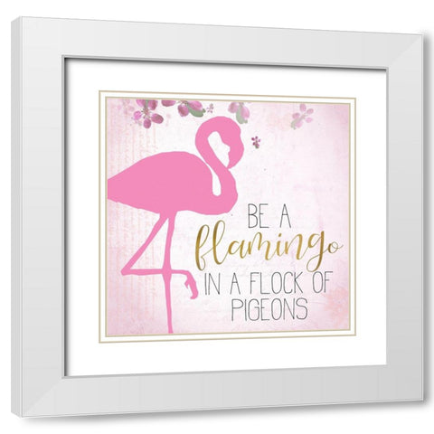 Stand Tall 1 White Modern Wood Framed Art Print with Double Matting by Kimberly, Allen