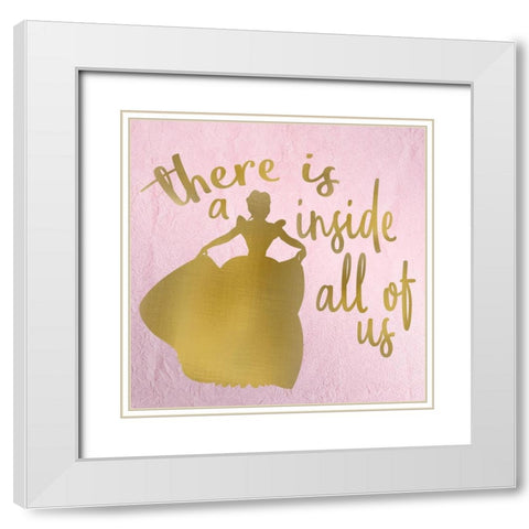 If the Crown Fits 2 White Modern Wood Framed Art Print with Double Matting by Kimberly, Allen