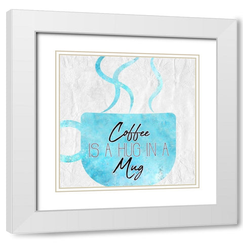 Coffee  Days 14 White Modern Wood Framed Art Print with Double Matting by Kimberly, Allen