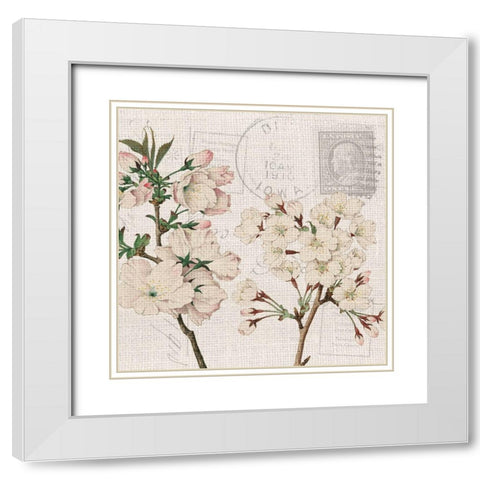 Summer Song 2 White Modern Wood Framed Art Print with Double Matting by Kimberly, Allen