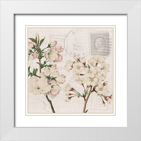 Summer Song 2 White Modern Wood Framed Art Print with Double Matting by Kimberly, Allen