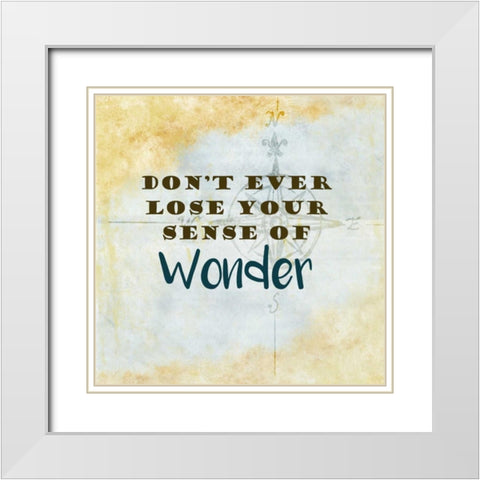 Wander 2 White Modern Wood Framed Art Print with Double Matting by Allen, Kimberly