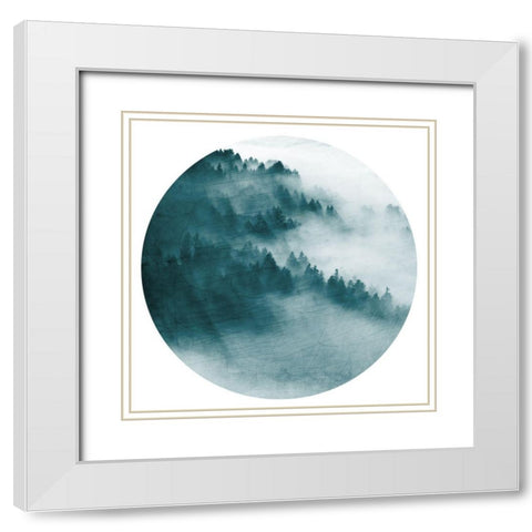 In the Forest 2 White Modern Wood Framed Art Print with Double Matting by Kimberly, Allen