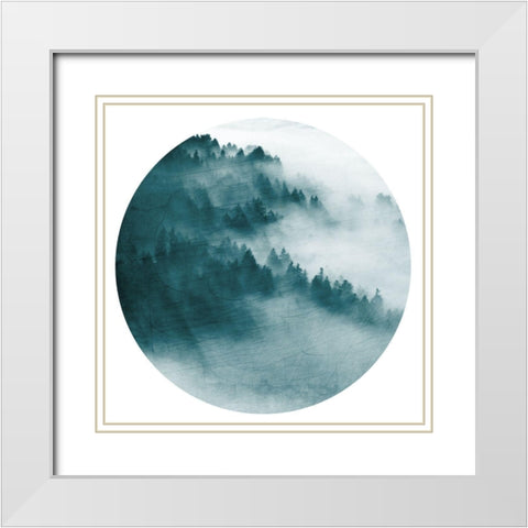 In the Forest 2 White Modern Wood Framed Art Print with Double Matting by Kimberly, Allen