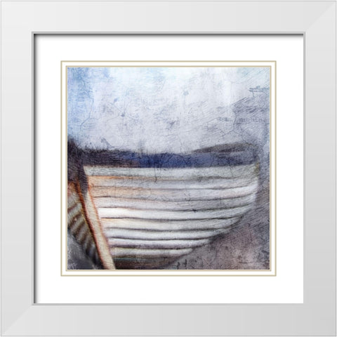Beached White Modern Wood Framed Art Print with Double Matting by Kimberly, Allen