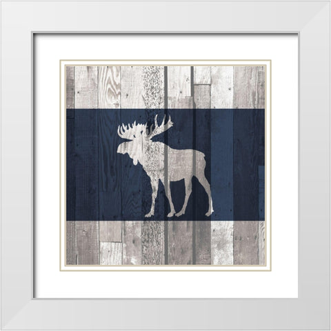 Wildlife 3 White Modern Wood Framed Art Print with Double Matting by Kimberly, Allen