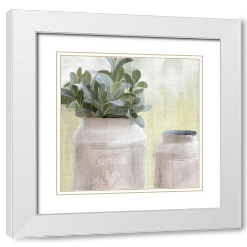 Farmhouse Mill Can White Modern Wood Framed Art Print with Double Matting by Kimberly, Allen