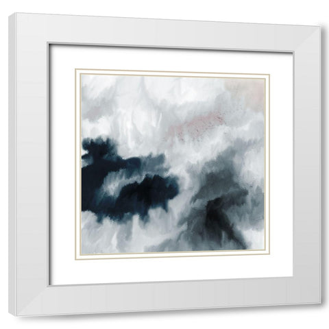 My Dreams v2 White Modern Wood Framed Art Print with Double Matting by Kimberly, Allen