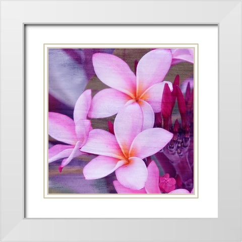 Beach Daze 4 White Modern Wood Framed Art Print with Double Matting by Kimberly, Allen