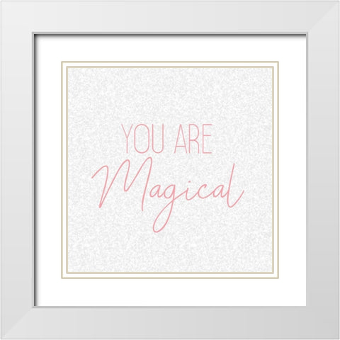 Believe 2 White Modern Wood Framed Art Print with Double Matting by Kimberly, Allen