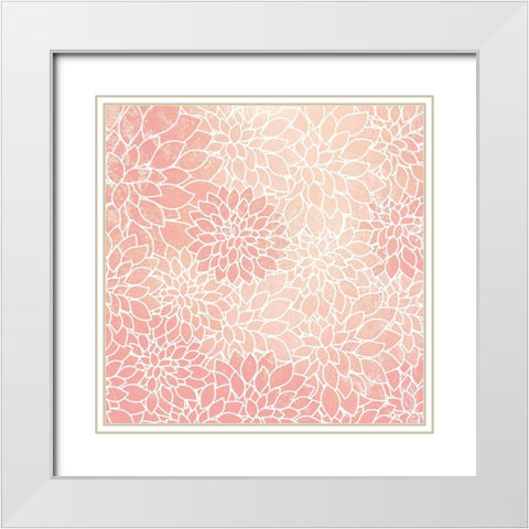 Paris mon Amour 1 White Modern Wood Framed Art Print with Double Matting by Kimberly, Allen