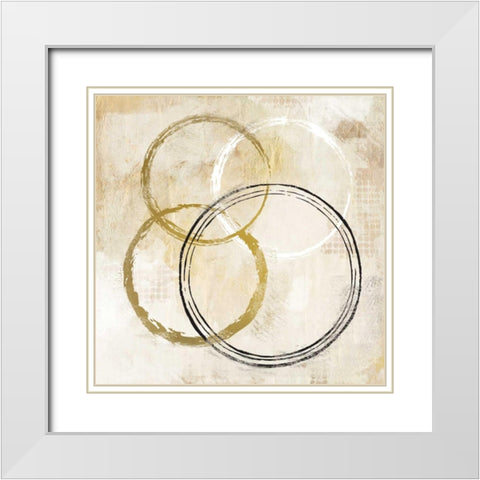 Ring Time 2 White Modern Wood Framed Art Print with Double Matting by Allen, Kimberly