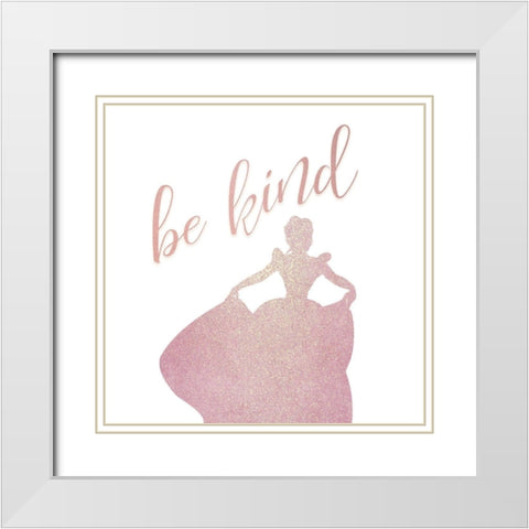 Kind And Dream 1 White Modern Wood Framed Art Print with Double Matting by Kimberly, Allen