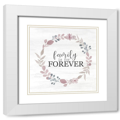 Wildflower Hope 2 White Modern Wood Framed Art Print with Double Matting by Kimberly, Allen