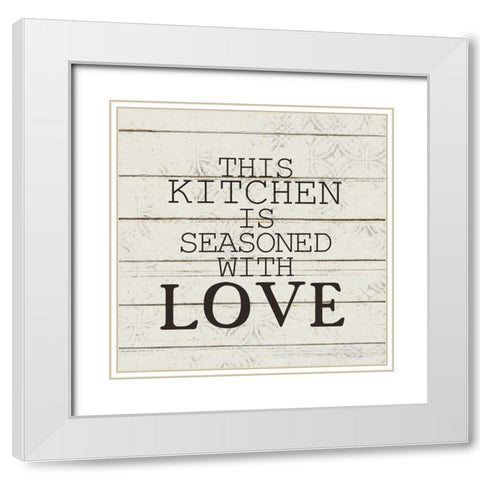 Seasoned White Modern Wood Framed Art Print with Double Matting by Kimberly, Allen