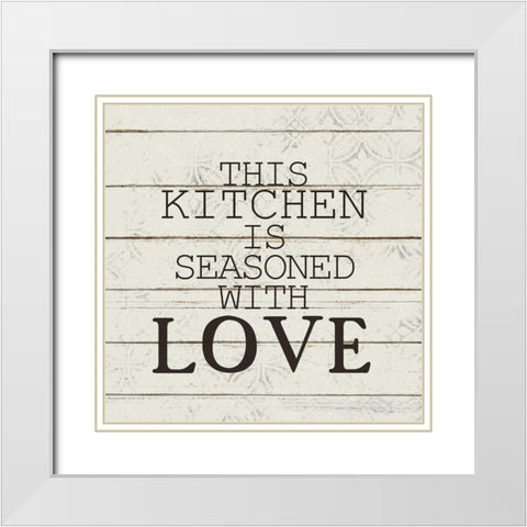 Seasoned White Modern Wood Framed Art Print with Double Matting by Kimberly, Allen