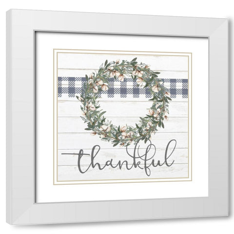 Homebody 8 White Modern Wood Framed Art Print with Double Matting by Kimberly, Allen
