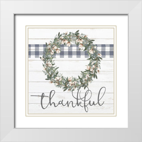 Homebody 8 White Modern Wood Framed Art Print with Double Matting by Kimberly, Allen