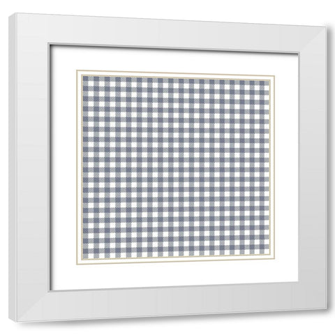 Homebody Pattern 1 White Modern Wood Framed Art Print with Double Matting by Kimberly, Allen