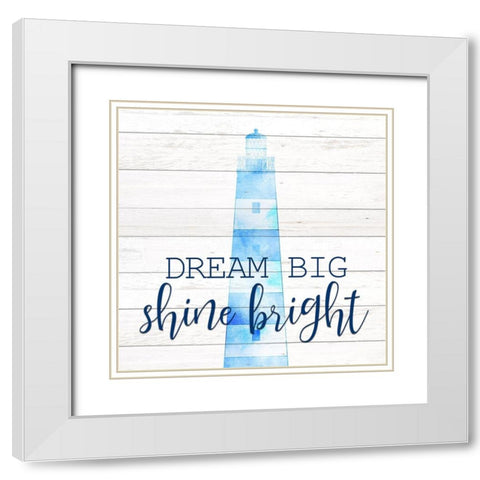 Coastal Life 2 White Modern Wood Framed Art Print with Double Matting by Kimberly, Allen