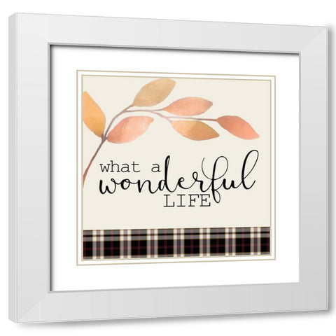 Colors of Fall 8 White Modern Wood Framed Art Print with Double Matting by Kimberly, Allen