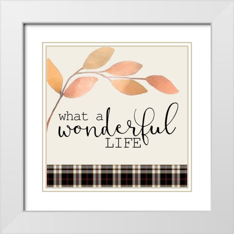 Colors of Fall 8 White Modern Wood Framed Art Print with Double Matting by Kimberly, Allen