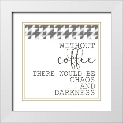 Rise and Grind 3 White Modern Wood Framed Art Print with Double Matting by Kimberly, Allen