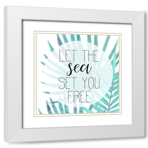 Sunsets 2 White Modern Wood Framed Art Print with Double Matting by Kimberly, Allen