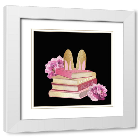 Scents of Paris 2 White Modern Wood Framed Art Print with Double Matting by Kimberly, Allen