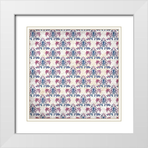 Blooming Dreams 5 White Modern Wood Framed Art Print with Double Matting by Kimberly, Allen