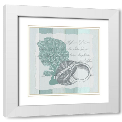 Live in the Sun 4 White Modern Wood Framed Art Print with Double Matting by Kimberly, Allen