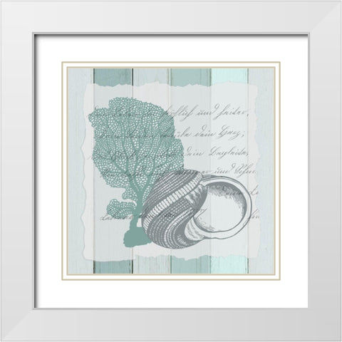Live in the Sun 4 White Modern Wood Framed Art Print with Double Matting by Kimberly, Allen