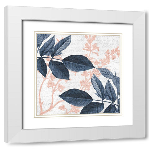 Branches 2 White Modern Wood Framed Art Print with Double Matting by Kimberly, Allen