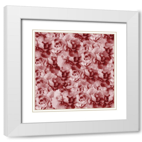 From Paris 2 in Red White Modern Wood Framed Art Print with Double Matting by Kimberly, Allen