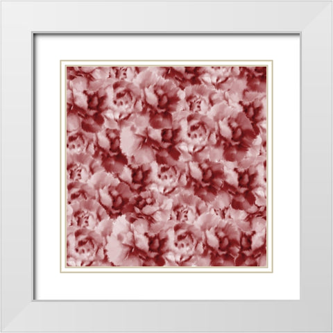 From Paris 2 in Red White Modern Wood Framed Art Print with Double Matting by Kimberly, Allen