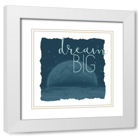 Sleep Tight 2 Blue White Modern Wood Framed Art Print with Double Matting by Kimberly, Allen