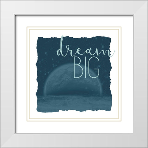 Sleep Tight 2 Blue White Modern Wood Framed Art Print with Double Matting by Kimberly, Allen