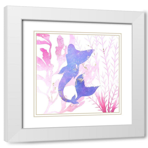Beautiful and Free 2 White Modern Wood Framed Art Print with Double Matting by Kimberly, Allen