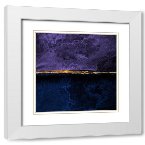 Layered One White Modern Wood Framed Art Print with Double Matting by Kimberly, Allen