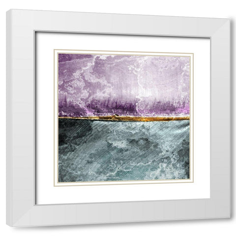Layered Two White Modern Wood Framed Art Print with Double Matting by Kimberly, Allen