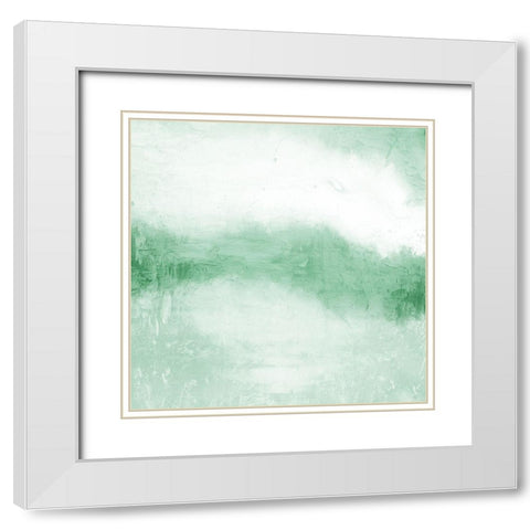 Horizon White Modern Wood Framed Art Print with Double Matting by Kimberly, Allen
