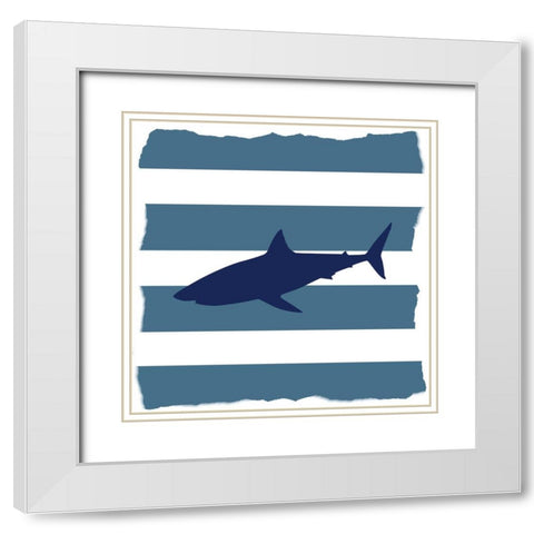 Wild 3 White Modern Wood Framed Art Print with Double Matting by Kimberly, Allen